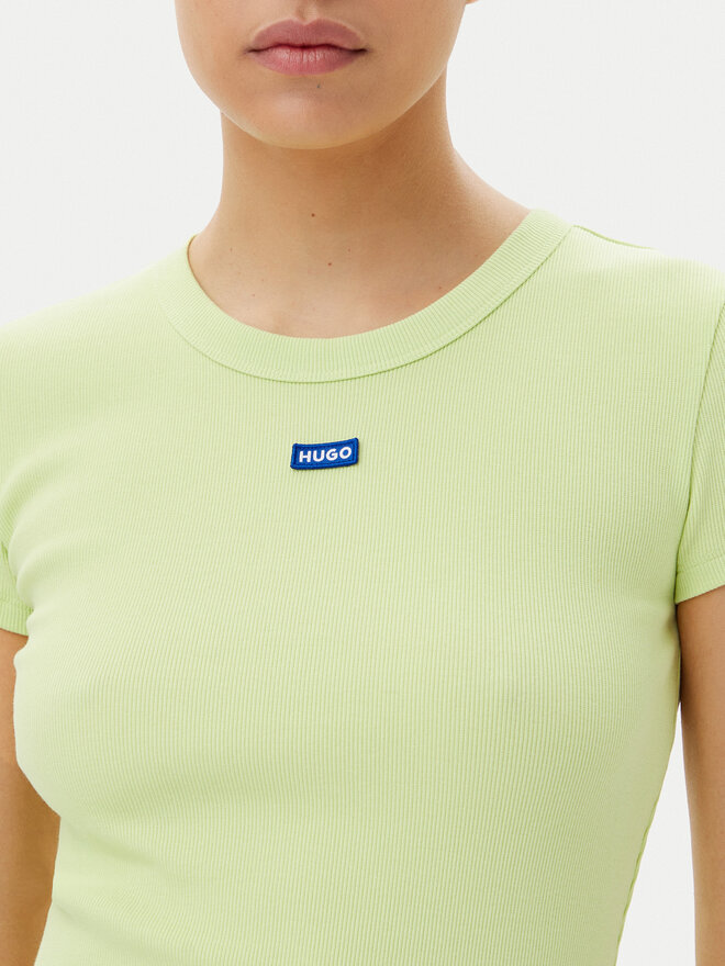 HUGO HUGO Camiseta Easy 50523924 Verde Slim Fit
