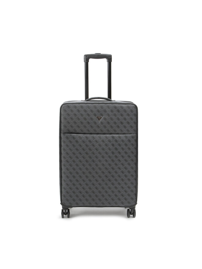 Guess Walizka duża Guess Vezzola Travel TMVZLS P3302 Czarne rodowanie