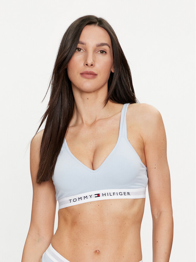 Tommy Hilfiger Tommy Hilfiger Бюстгальтер-топ UW0UW04612 Голубий