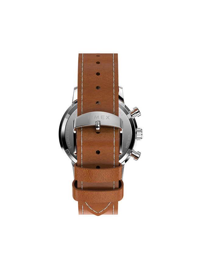 Timex Ročna ura Timex Marlin® Chronograph TW2W99100 Srebrna