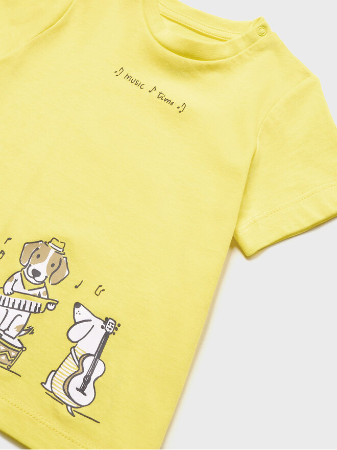 Mayoral Mayoral Camiseta 1017 Amarillo Regular Fit
