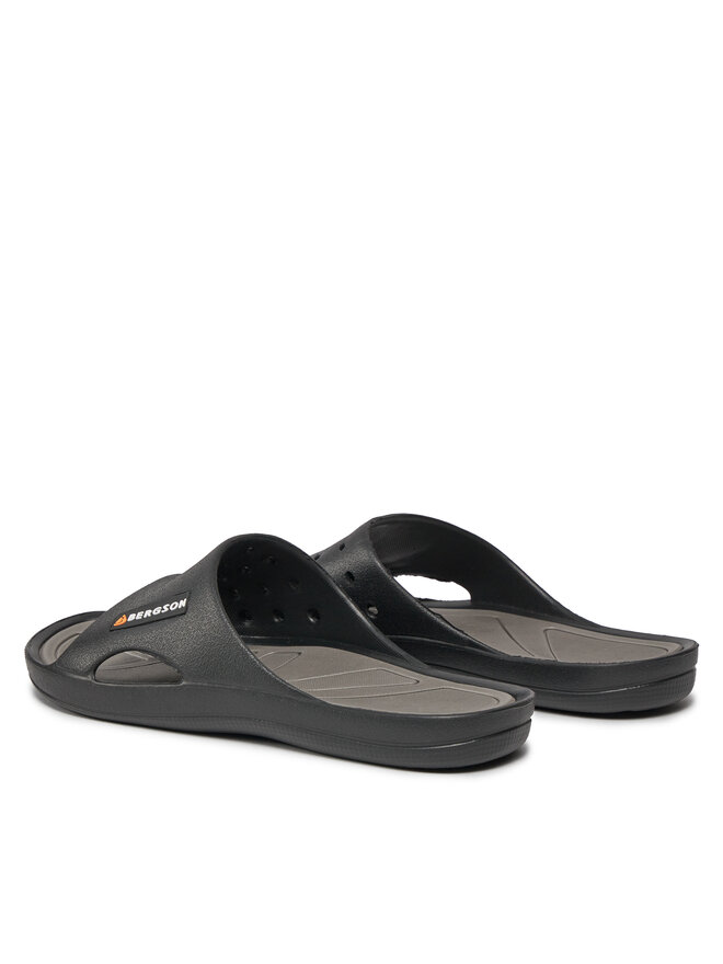 Bergson Klapki Bergson Hawai Slippers Czarny