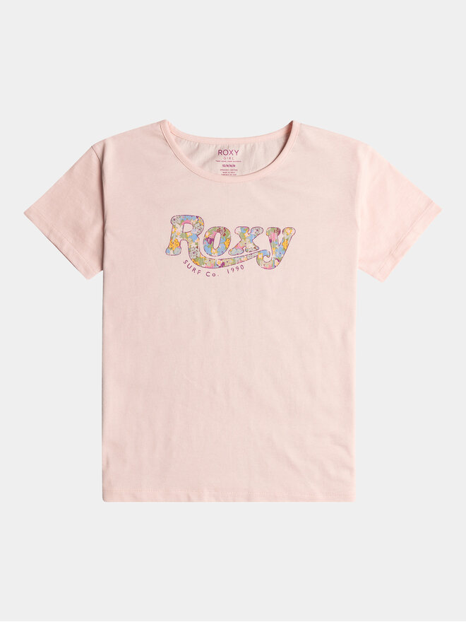 Roxy Roxy Camiseta Day And Night A Tees ERGZT04008 Rosa Regular Fit