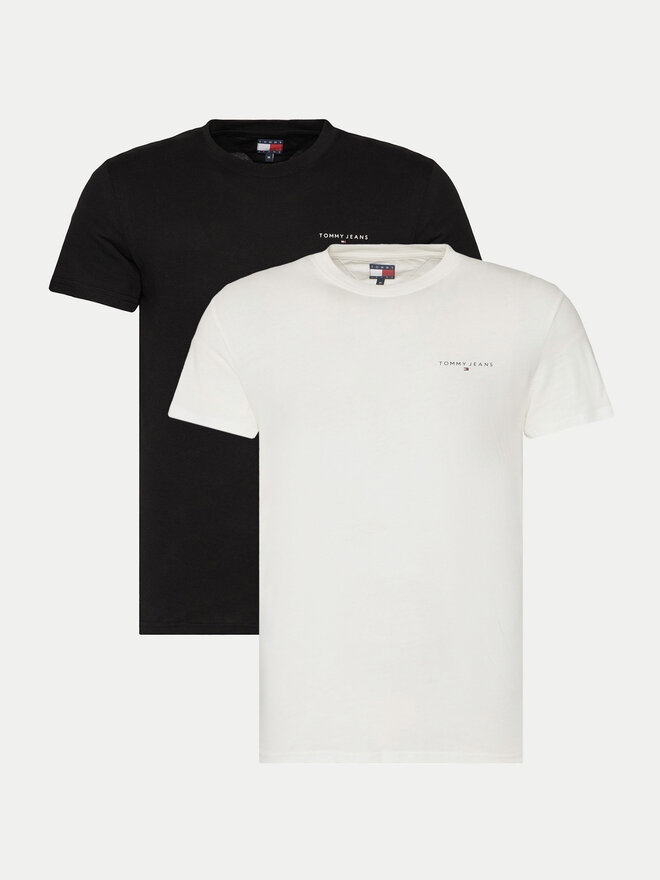 Tommy Jeans Tommy Jeans Σετ 2 T-Shirts Linear DM0DM20353 Έγχρωμο Slim Fit