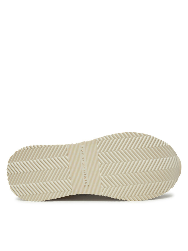 Tommy Hilfiger Sneakers Tommy Hilfiger Lux Monogram Runner FW0FW08387 Alb