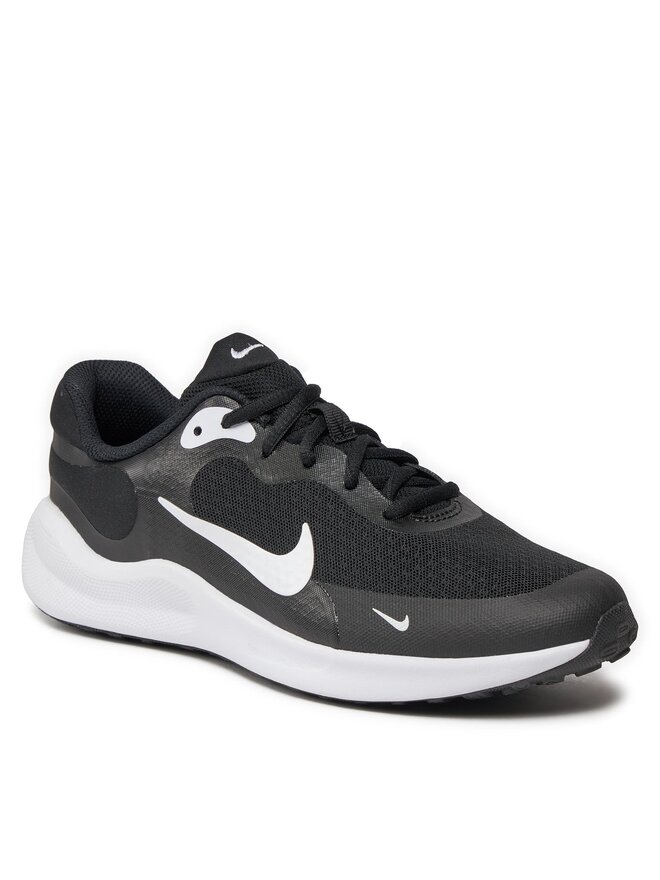 Nike Buty do biegania Nike Revolution 7 (GS) FB7689 003 Czarny