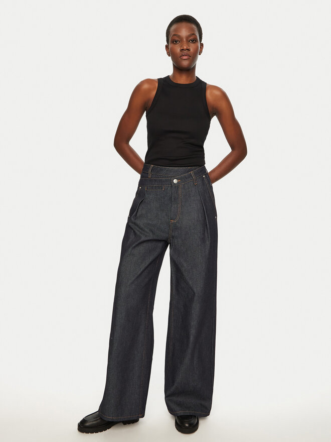 IVY OAK IVY OAK Τοπ Klara IO1100X2350 Μαύρο Slim Fit