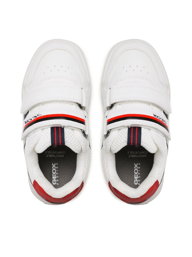 Geox Sneakersy Geox J Arzach Boy J354AA0BC14C0899 M Bílá
