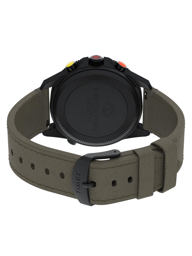 Timex Uhr Timex Tide-Temp-Compass 43mm Eco-Friendly Strap TW2V21800 Schwarz