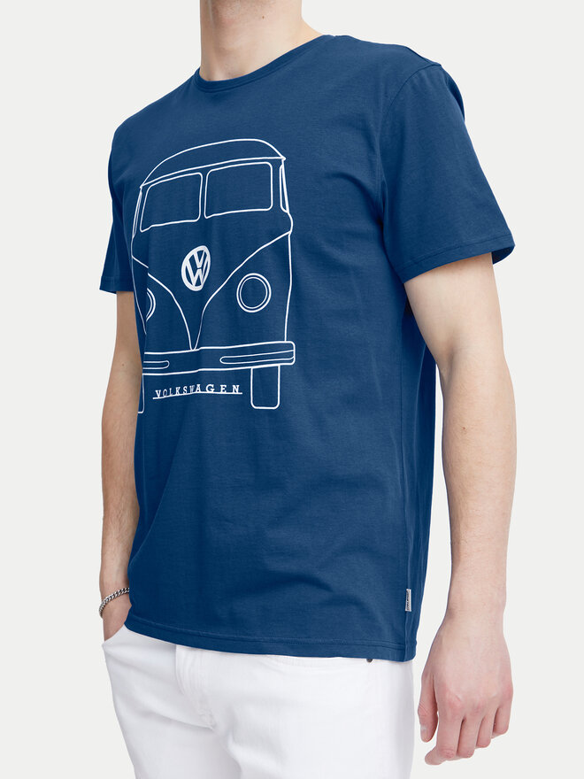 Blend Blend Camiseta 20716993 Azul Regular Fit