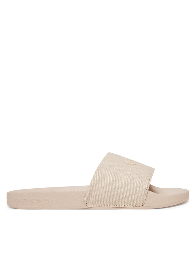 Calvin Klein Jeans Iešļūcenes Calvin Klein Jeans Slide Monogram Wn YW0YW01835 Bēšs