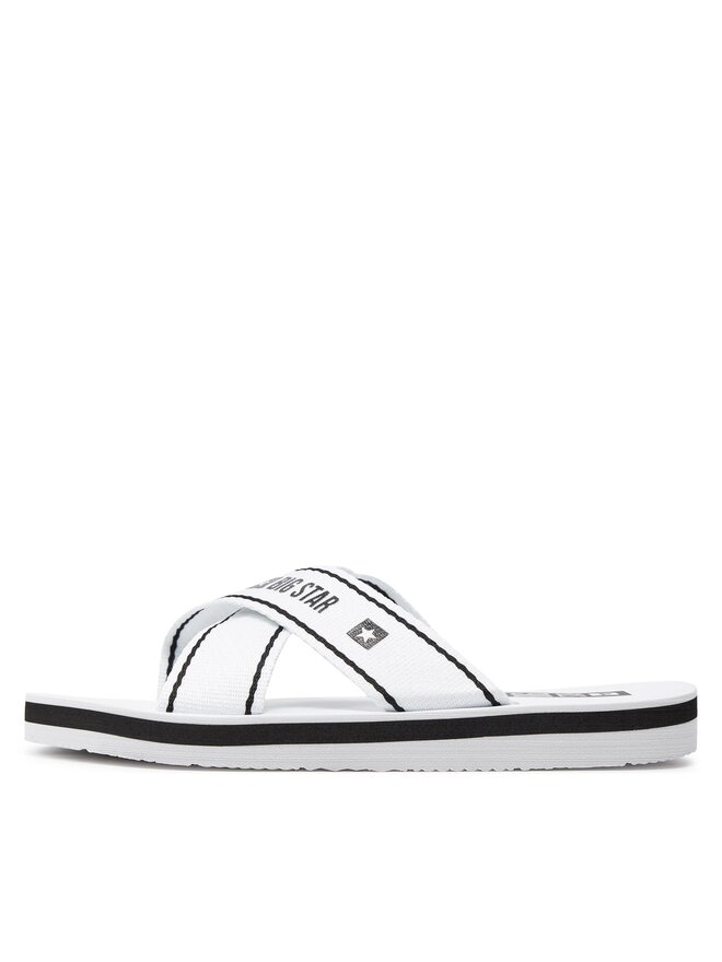 Big Star Shoes Klapki Big Star Shoes NN274A509 Biały