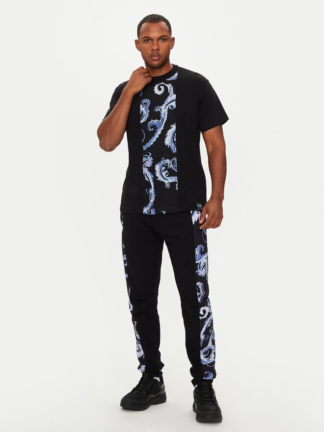 Versace Jeans Couture Versace Jeans Couture T-Shirt 77GAH612 JS388 Schwarz Regular Fit