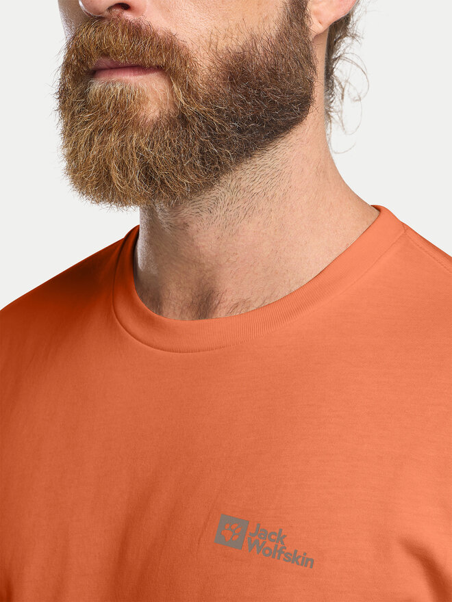 Jack Wolfskin Jack Wolfskin Póló Essential 1808382 Narancssárga Regular Fit
