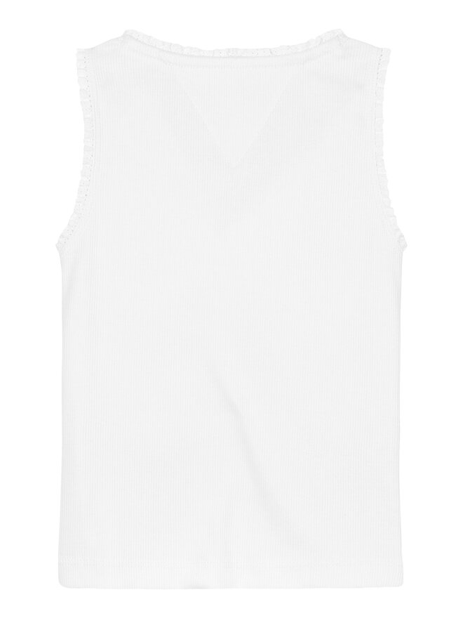 Tommy Hilfiger Tommy Hilfiger Τοπ Essential KG0KG08588 D Λευκό Regular Fit