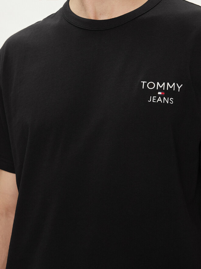 Tommy Jeans Tommy Jeans Marškinėliai DM0DM18872 Juoda Regular Fit