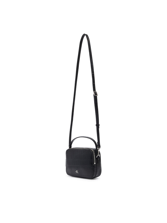 Calvin Klein Handtasche Calvin Klein Ck Croc Camera Bag LV04F3905G Schwarz