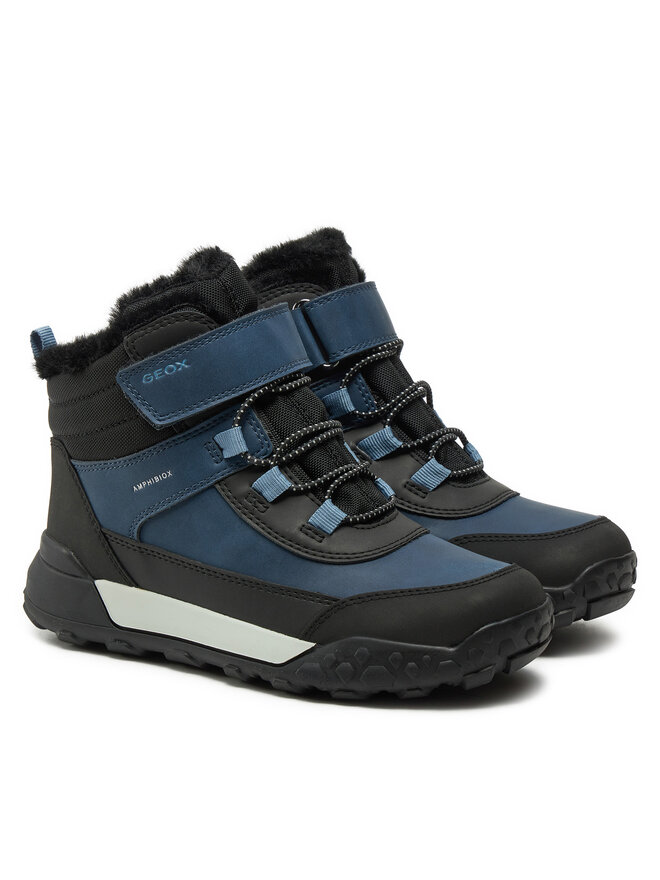 Geox Sněhule Geox J Trekkyup Boy B Abx J46MBE 0MEFU C4J9B M Modrá