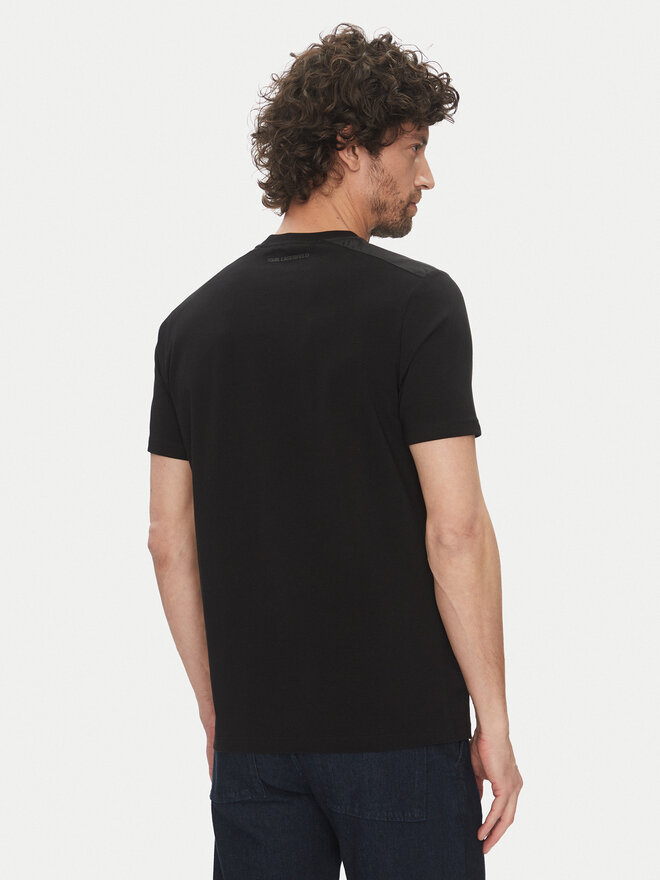 KARL LAGERFELD KARL LAGERFELD Camiseta 755037 552221 Negro Regular Fit