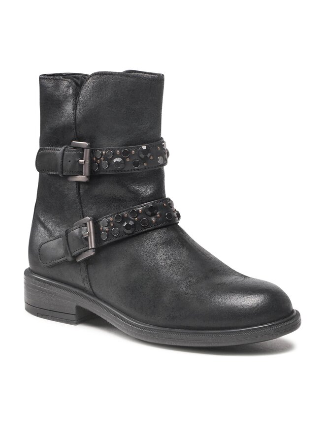 Geox Stiefeletten Geox D Catria F D26LQF 07743 C9999 Schwarz