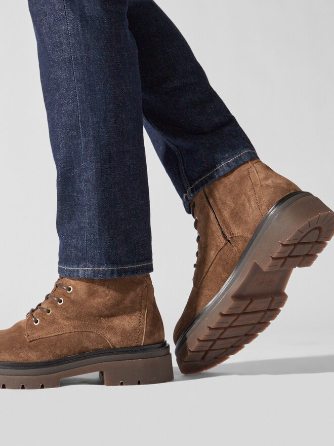 Gant Schnürschuhe Gant Ramzee Mid Lace Boot 27683423 Braun