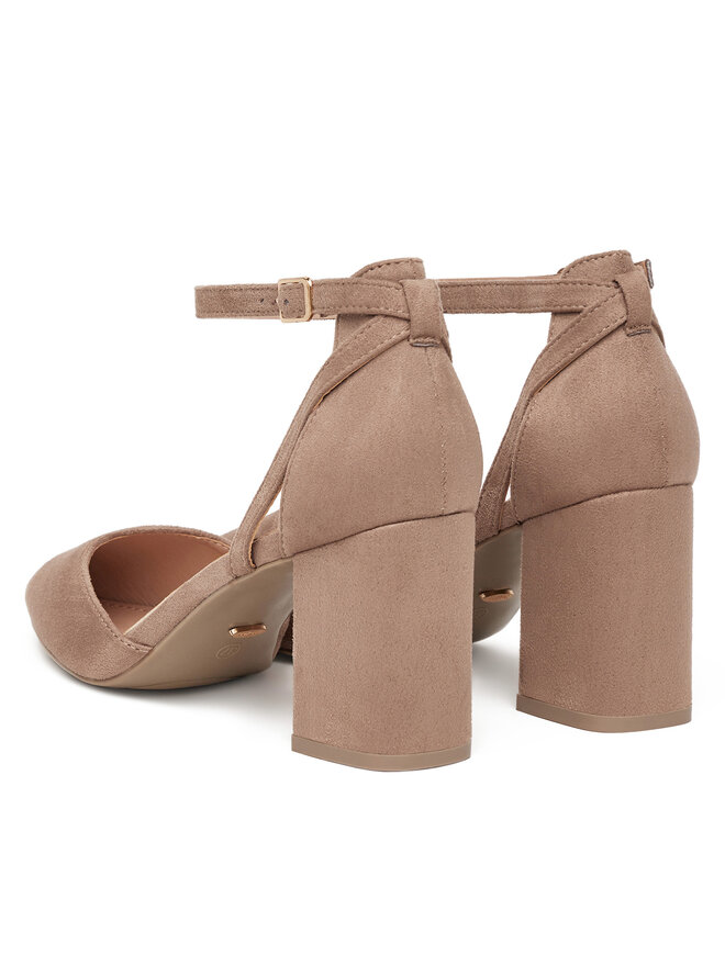 DeeZee Pumps DeeZee DZ1019 Beige
