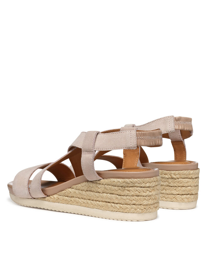 Geox Espadrile Geox D Ischia Corda D55HHA 00022 C8156 Bež