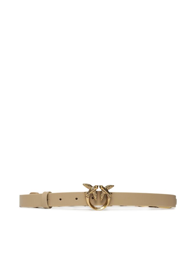 PINKO Damengürtel Pinko Love Day Macro Chain H2 Belt PE 23 PLT01 100139 A0F1 Beige