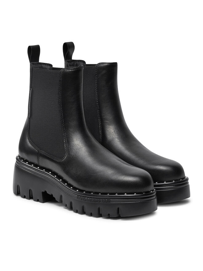 KARL LAGERFELD Боти тип челси KARL LAGERFELD KL45344 Черен