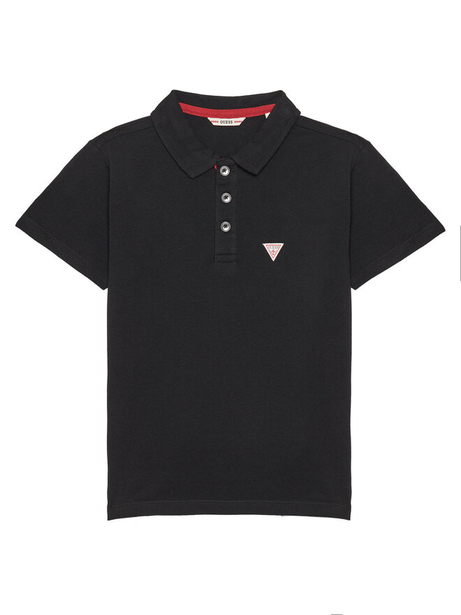 Guess Guess Polo L2GP02 KAPY0 Μαύρο Regular Fit