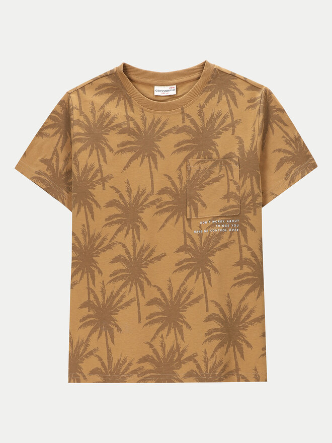 Coccodrillo Coccodrillo Camiseta WC4143203NWJ Beis Regular Fit