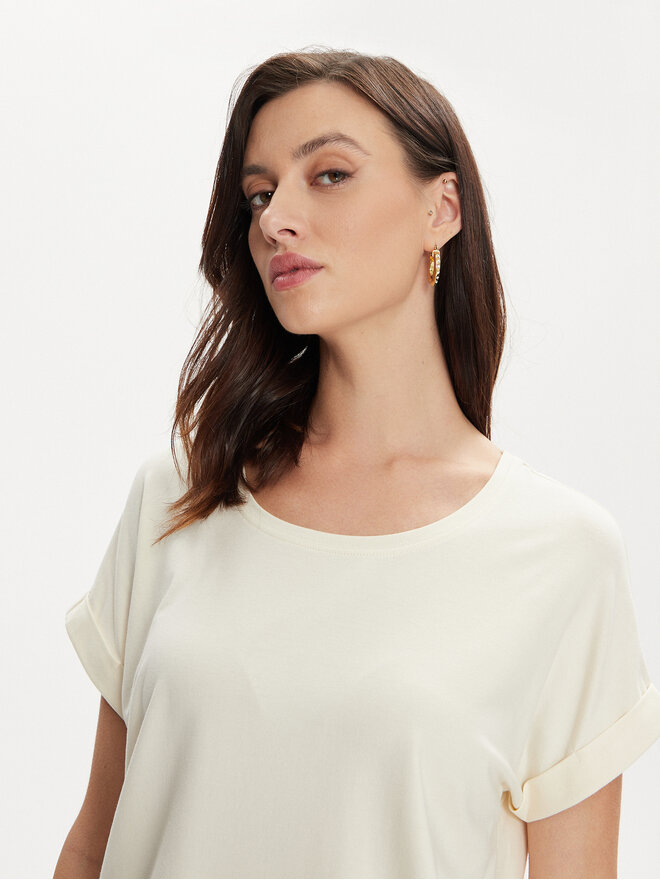 ONLY ONLY Póló Moster 15106662 Ekru Regular Fit