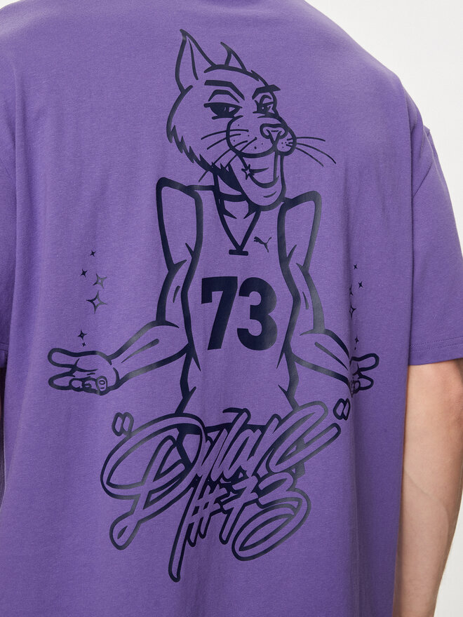 Puma Puma T-Shirt Dylan s Gift Shop 625271 Μωβ Regular Fit