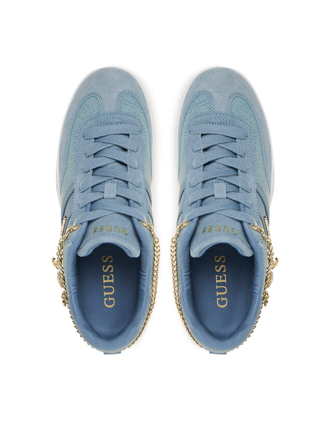 Guess Sneakersy Guess FLTN2K DEN12 Niebieski