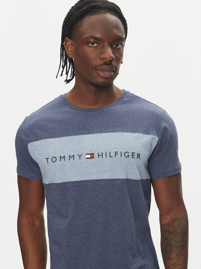 Tommy Hilfiger Tommy Hilfiger Marškinėliai UM0UM03418 Mėlyna Regular Fit