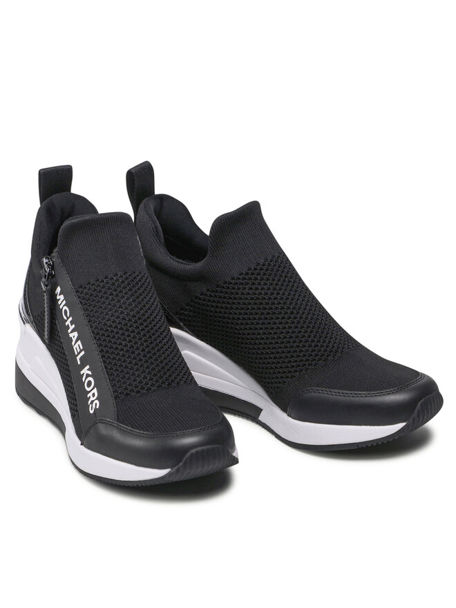 MICHAEL Michael Kors Αθλητικά MICHAEL Michael Kors Willis Wedge Trainer 43S2WIFS1D Μαύρο