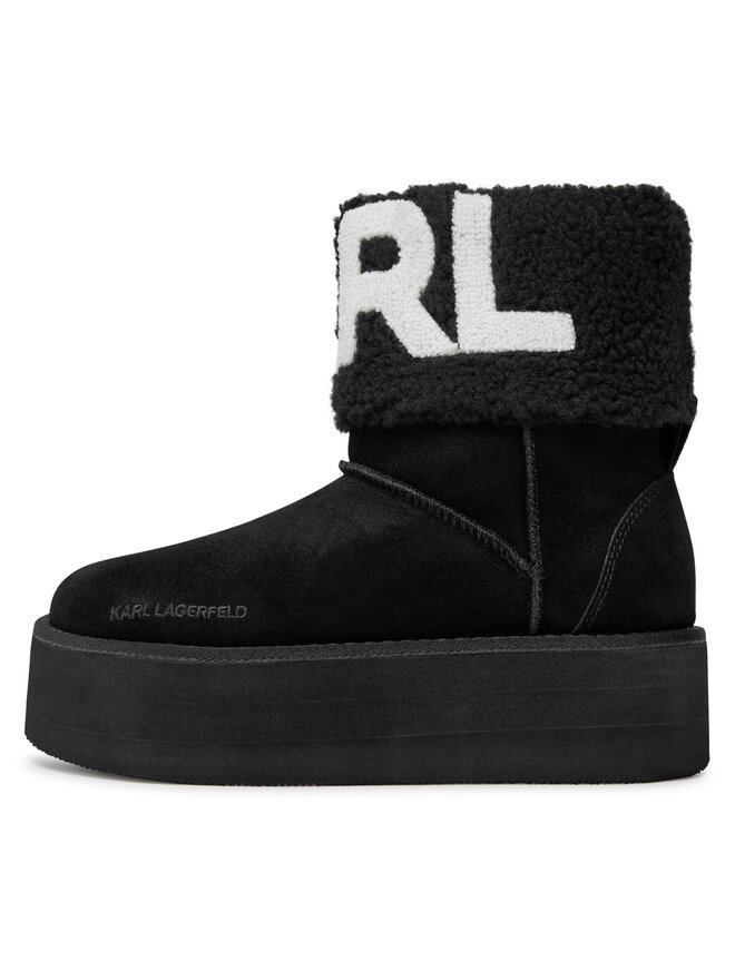 KARL LAGERFELD Bokacsizma KARL LAGERFELD KL48552 Fekete