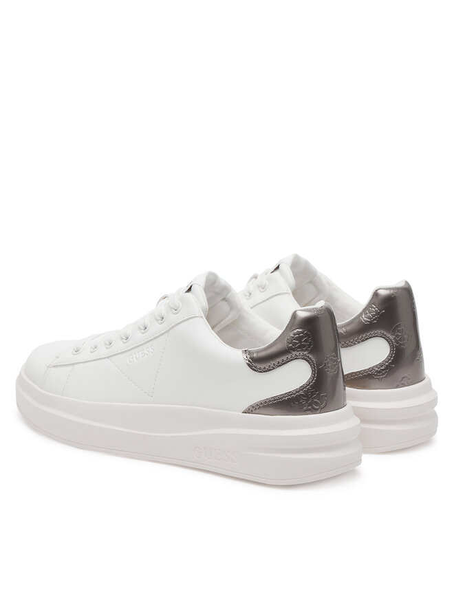 Guess Sneakers Guess FLJBIN LEA12 Alb
