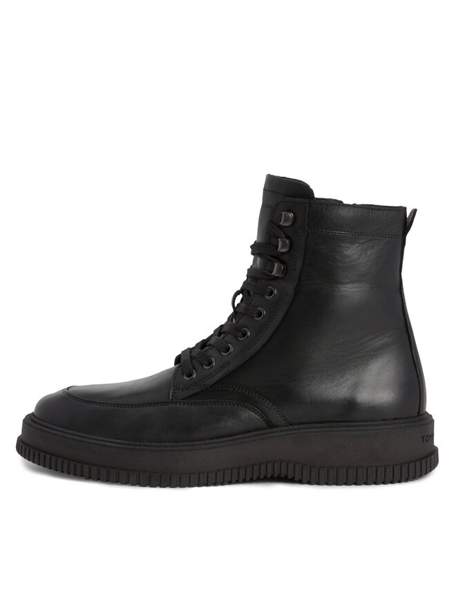 Tommy Hilfiger Stivali Tommy Hilfiger Th Everyday Class Termo Lth Boot FM0FM04658 Nero