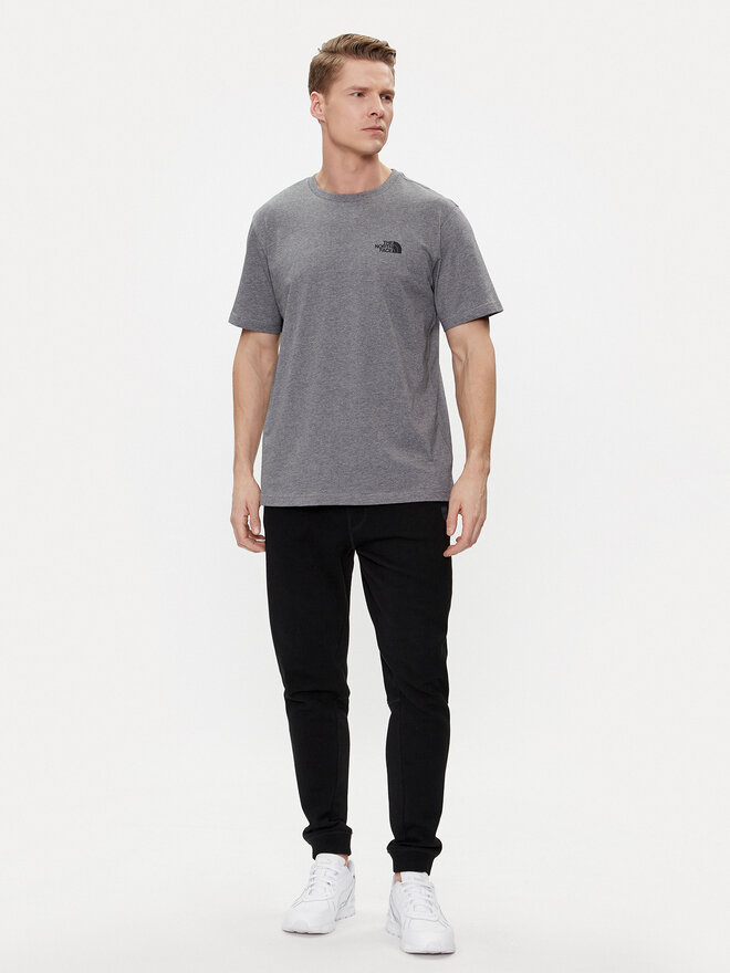 The North Face The North Face Marškinėliai Simple Dome NF0A87NG Pilka Regular Fit
