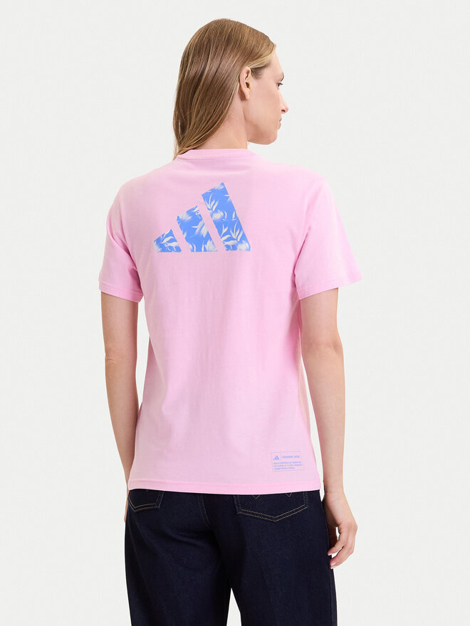 adidas adidas T-Shirt House of Tiro Graphic JV8524 Rosa Regular Fit
