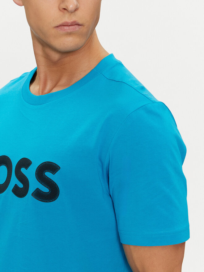 BOSS Boss Футболка 50512866 Голубий Regular Fit