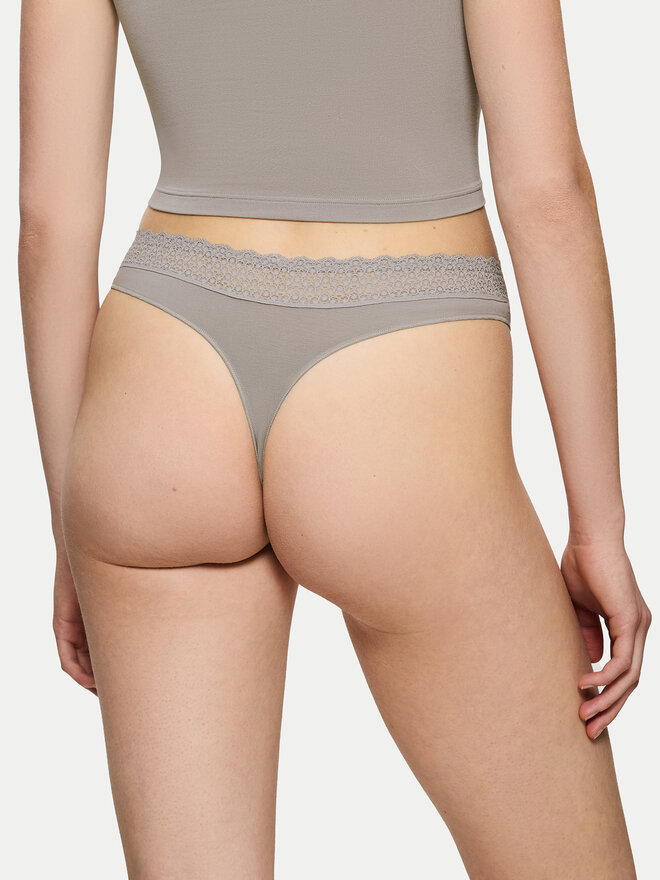 Triumph Triumph Stringtanga Feel Of Modal 10219764 Grau