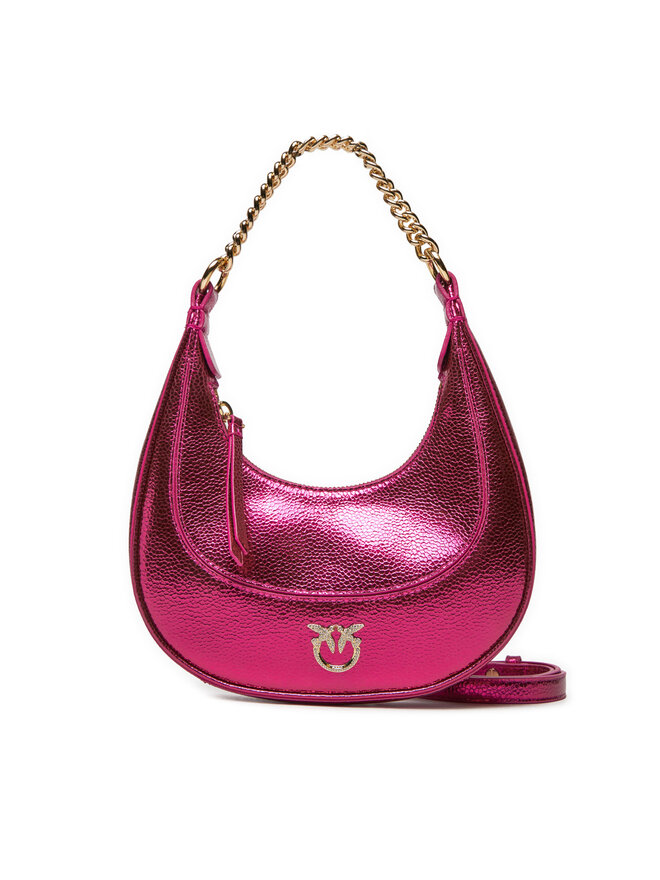 PINKO Дамска чанта PINKO Brioche Hobo Mini AI 24-25 PLTT 101433 A204 Розов