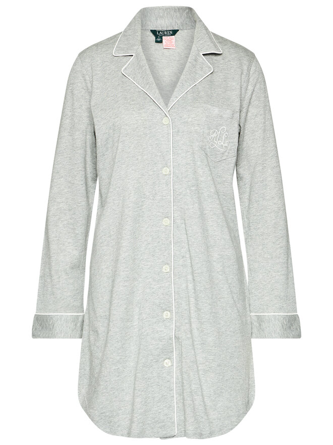LAUREN RALPH LAUREN Lauren Ralph Lauren Нічна сорочка I811950 Сірий Regular Fit