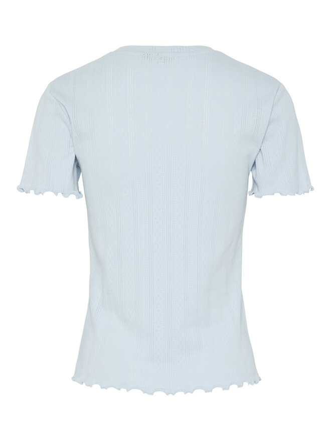 Pieces Pieces Camiseta Fia 17155480 Celeste Regular Fit