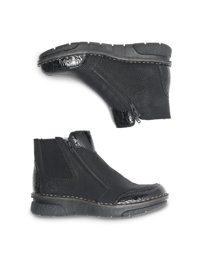Rieker Botine Rieker 73355-00 Negru