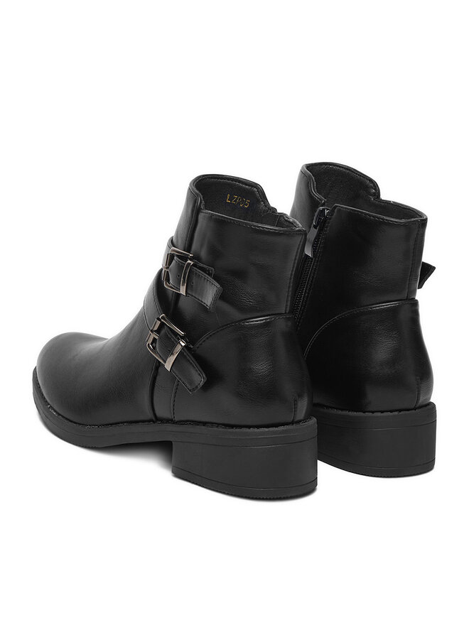 DeeZee Botine DeeZee LZP05 Negru