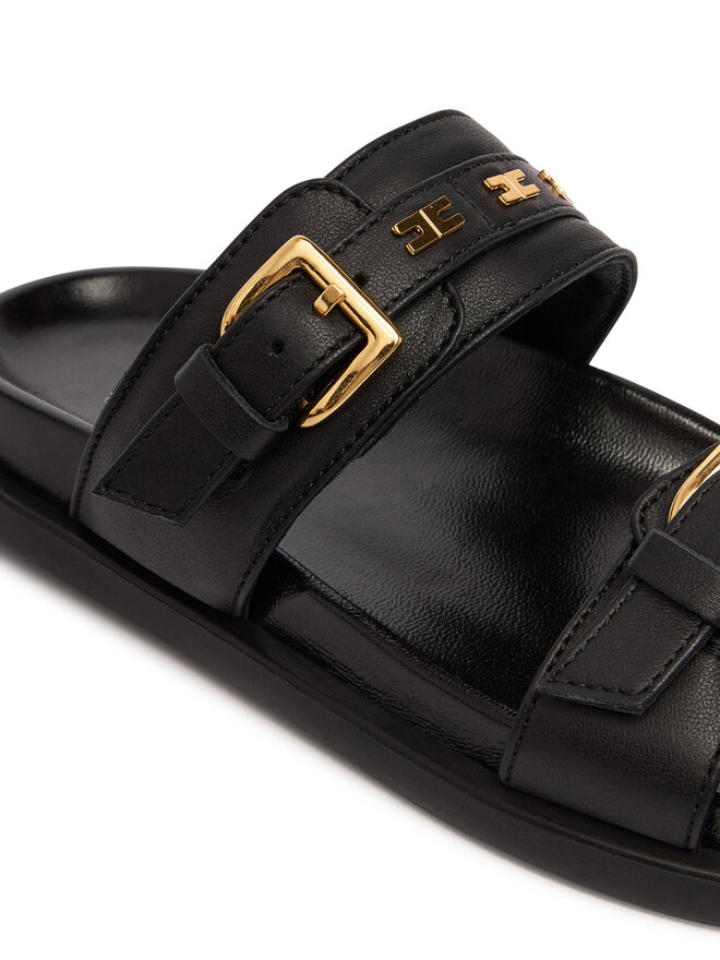 Elisabetta Franchi Pantoletten Elisabetta Franchi F4A2-E0601-0092 S Schwarz