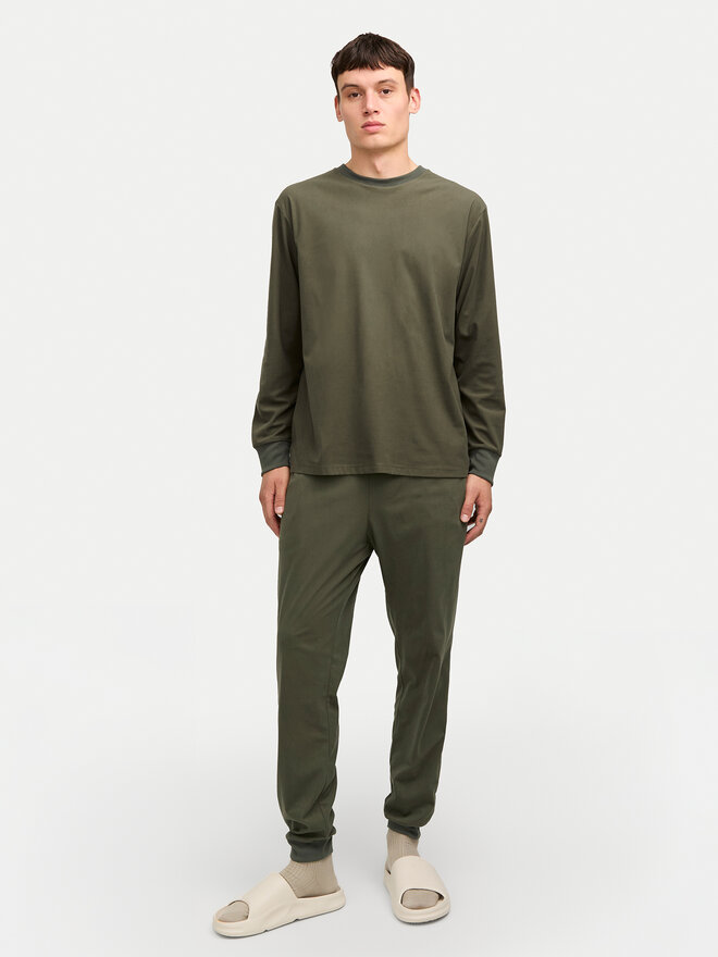 Jack&Jones Jack&Jones Pijama Solid 12268536 Verde Loose Fit